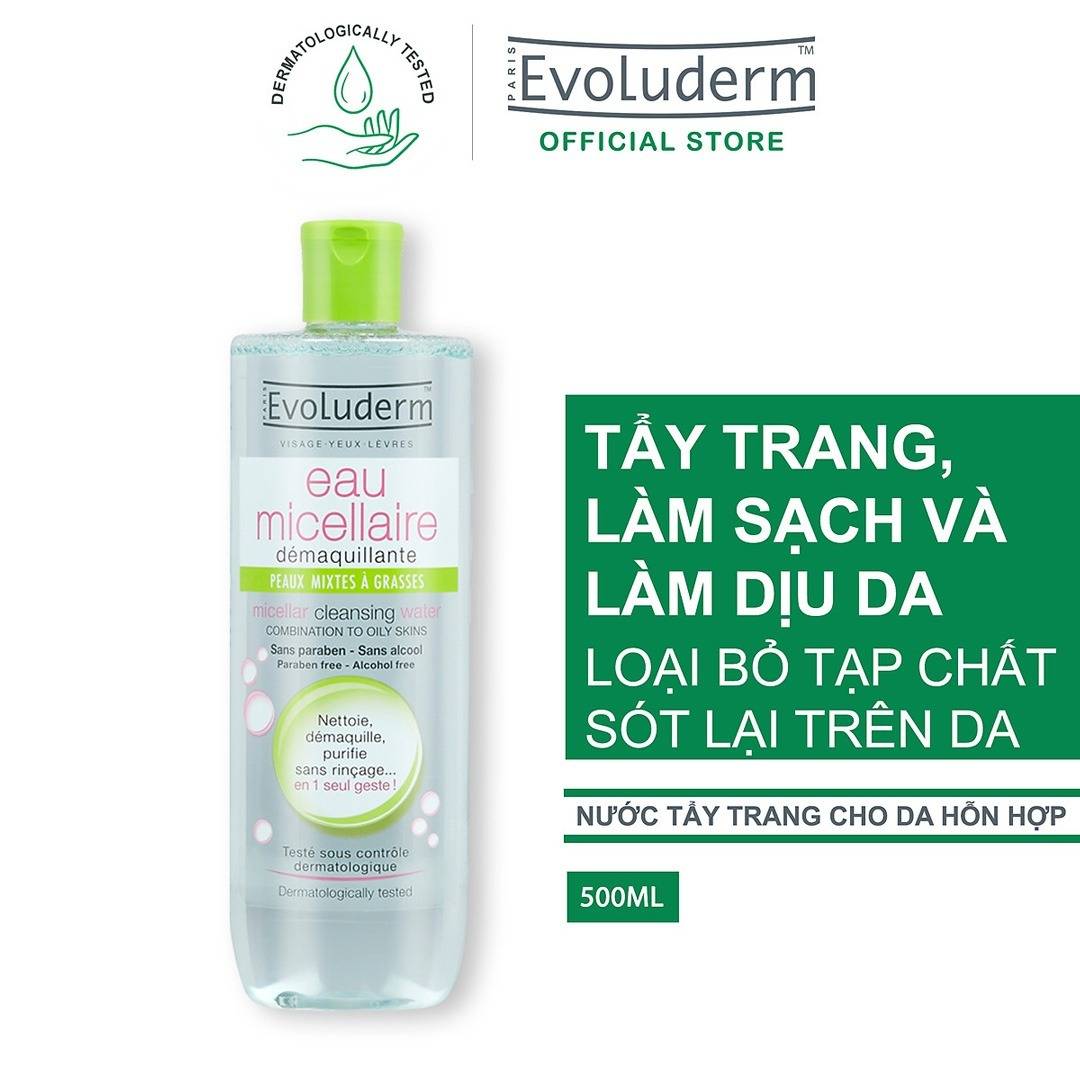 nuoc-tay-trang-lam-sach-va-giup-diu-da-evoluderm-micellar-cleansing-water-danh-cho-da-dau,-da-mun,-da-hon-hop-500ml