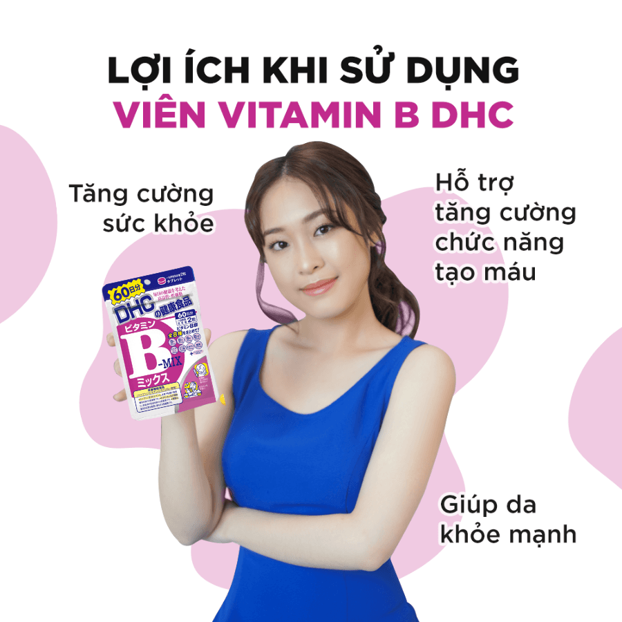 Viên Uống Bổ Sung Vitamin B Tổng Hợp DHC B Mix 60 Viên